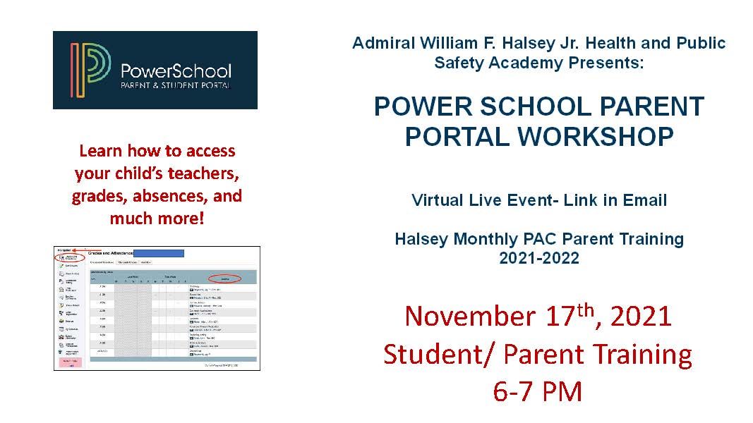 PowerSchool Parent Portal Workshop